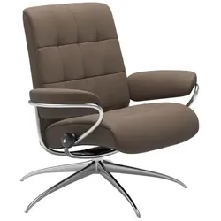 Stressless Sessel London Star Low Back Leder Braun Batick Mole