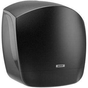 Katrin Toilettenpapierspender Gigant 82155, S System, aus Kunststoff, für Jumbo Rolle, schwarz