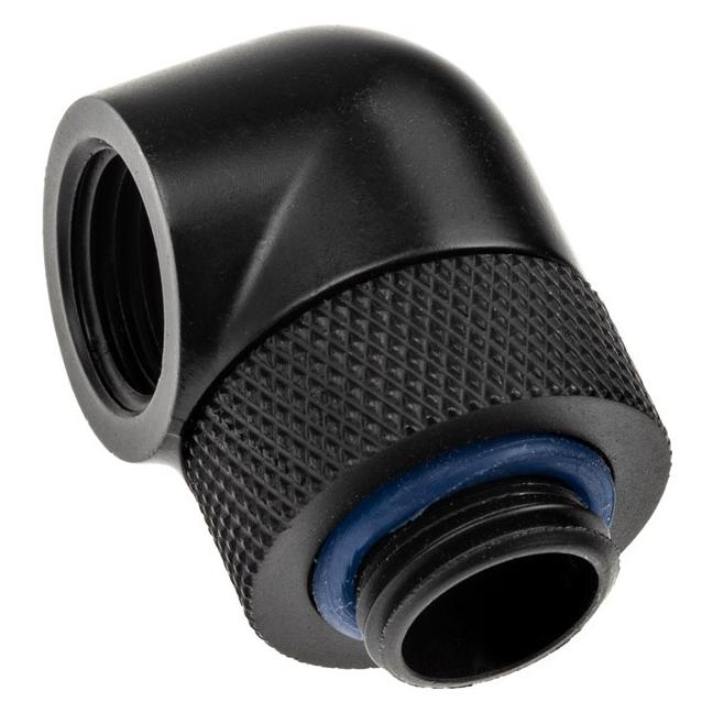 XSPC Adapter 90 Grad G1/4 Zoll AG auf G1/4 Zoll IG - drehbar, schwarz, 4er-Pack (5060596651364)