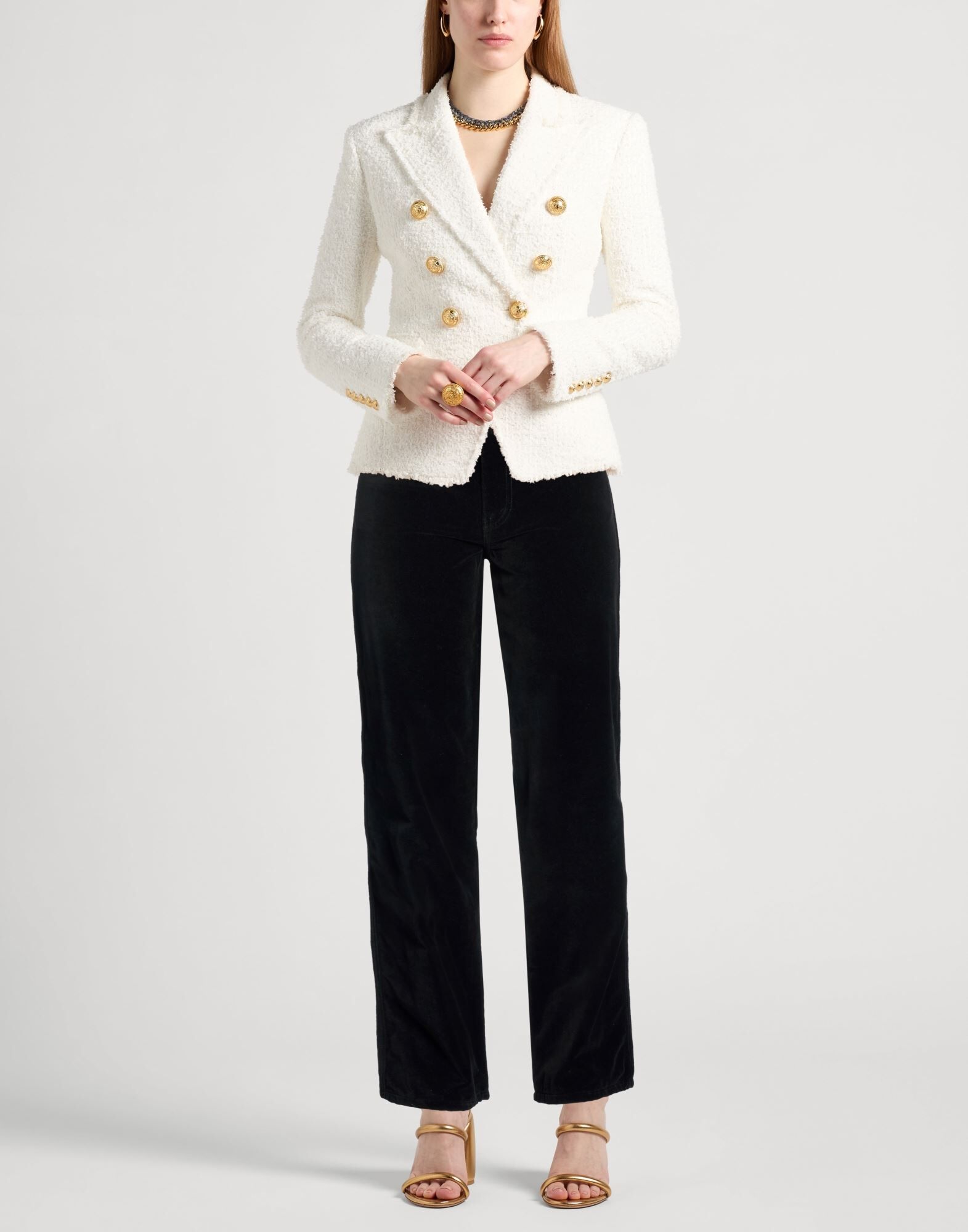 Celine Pantalones Mujer Negro 26,27 Mujer