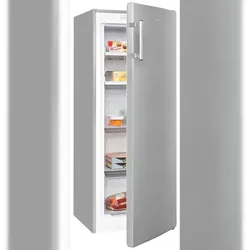 Exquisit Gefrierschrank GS231-NF-H-040C inoxlook | Gefrierschrank NoFrost 161 L Volumen | 4* Schnellgefrieren | Alarm | Gefrierschrank Gross