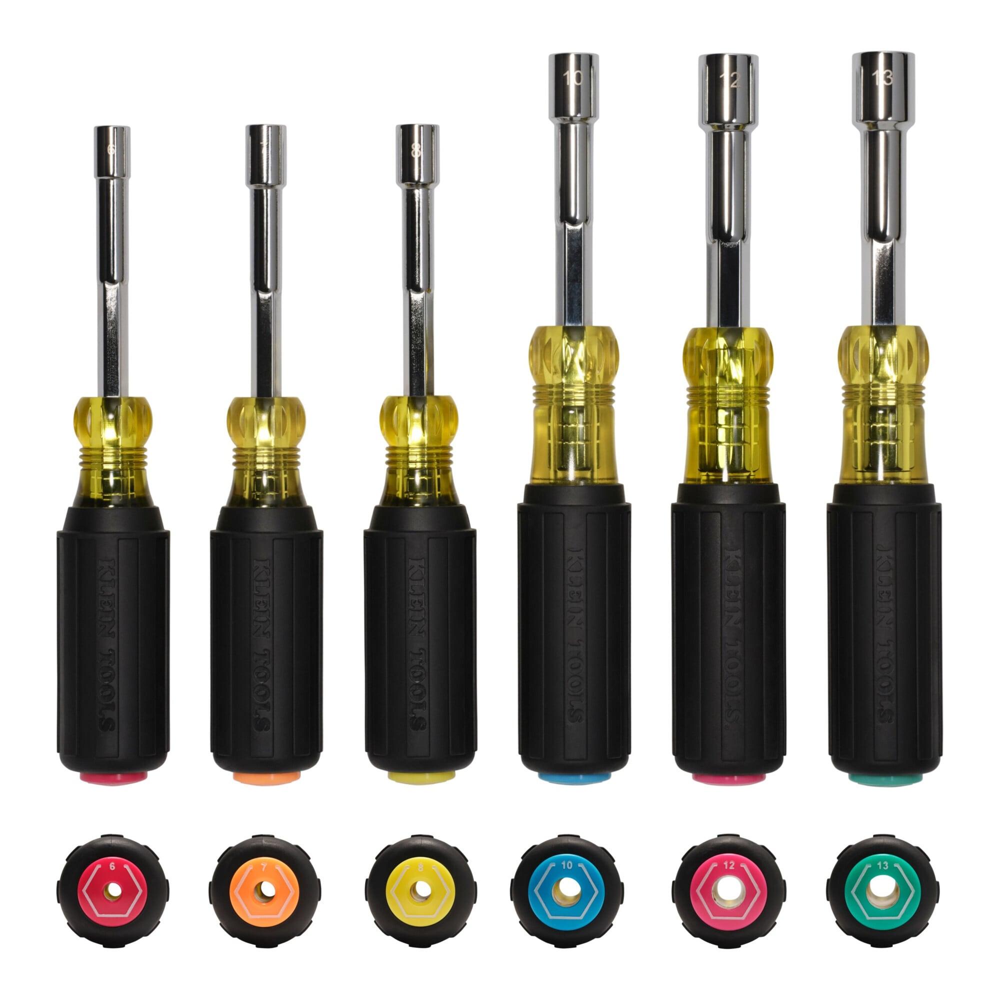 Klein Tools Steckschlüssel-Schraubendreher Set 6-tlg metrisch magnetisch (65456MAGM)