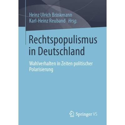 Rechtspopulismus in Deutschland, Taschenbuch von , Springer Fachmedien Wiesbaden GmbH, 978-3-658-33786-5