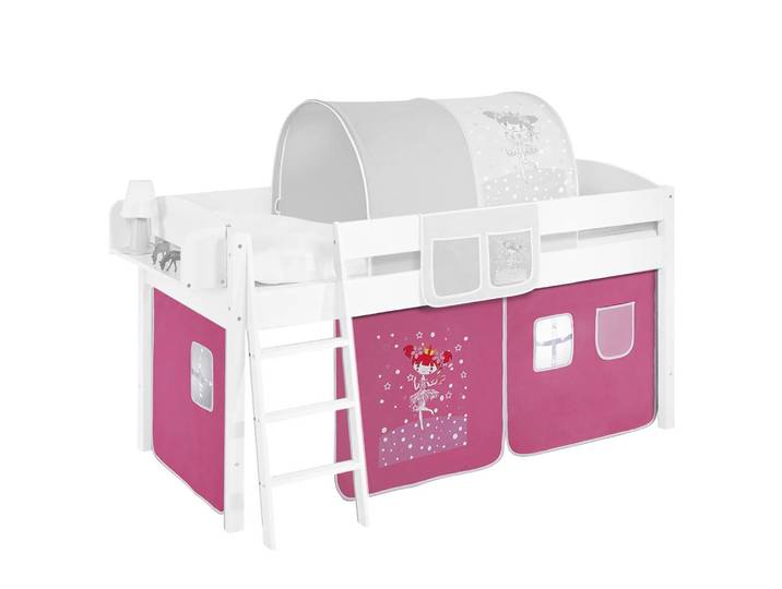 Rideaux Magicienne 1 x 198 x 74cm Rose foncé