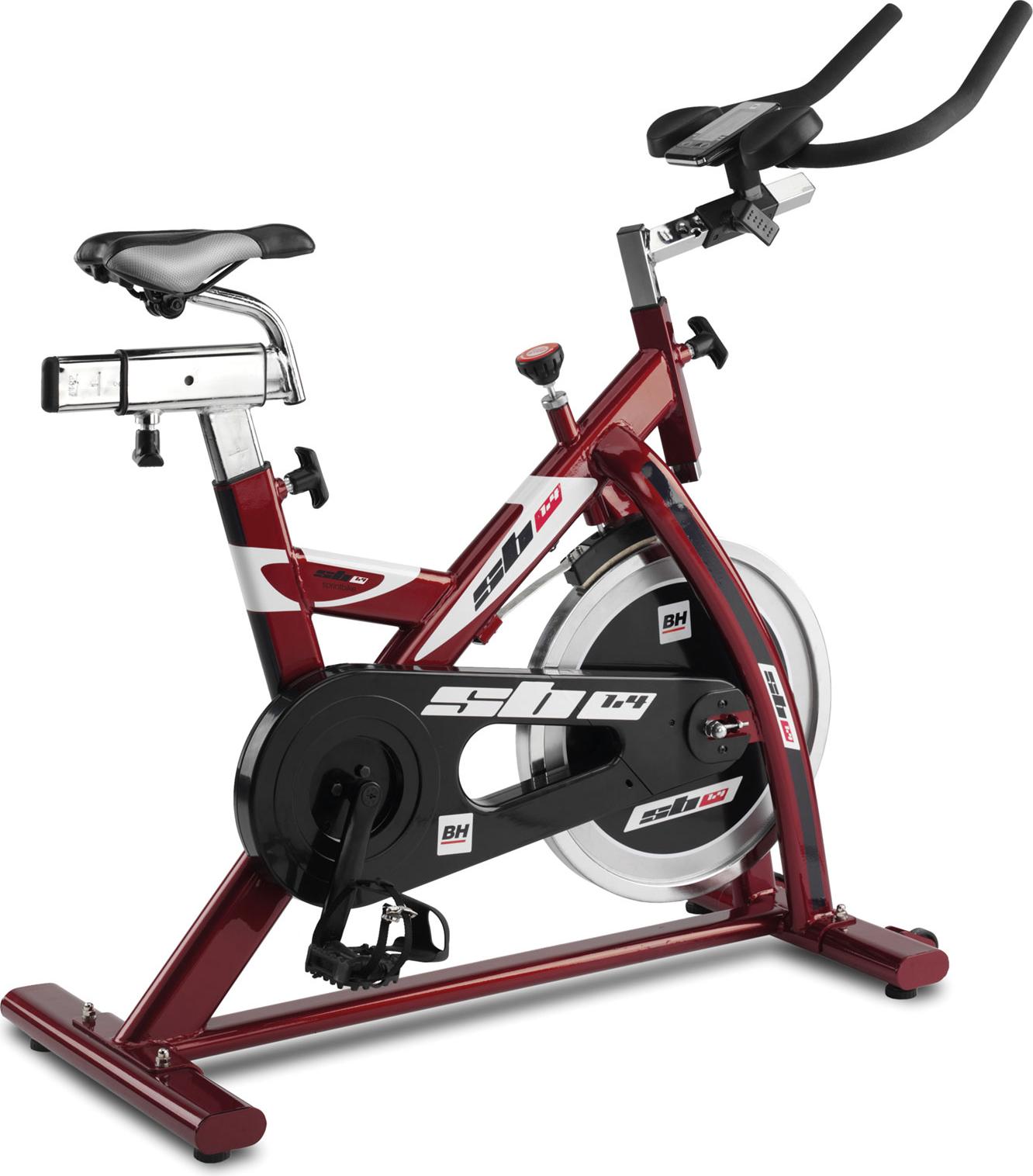 BH Fitness SB1.4, 110 kg, V-Gurt, Kalorien, Distanz, Evolutionen pro Minute (RPM), Zeit, Schwarz, Rot, Senkrecht/Horizontal, 490 mm