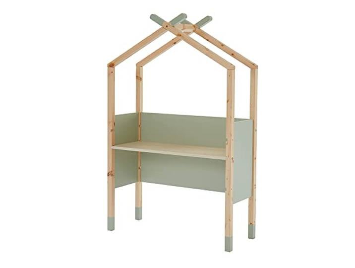 BAÏTA Kinderschreibtisch Tipi Tiny Grün und Kiefer