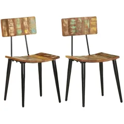 vidaXL, Stühle, Zaraner (Recyceltes Massivholz (2 Stück)) (2x)