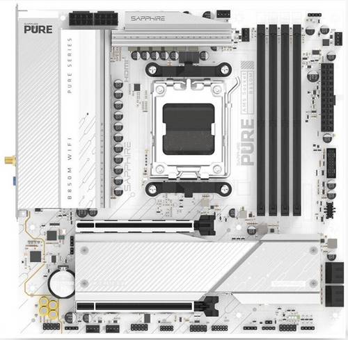 Sapphire 52123-02-40G Mainboard Sockel (PC) AMD AM5 Formfaktor (Details) Micro-ATX Mainboard-Chipsatz AMD B850