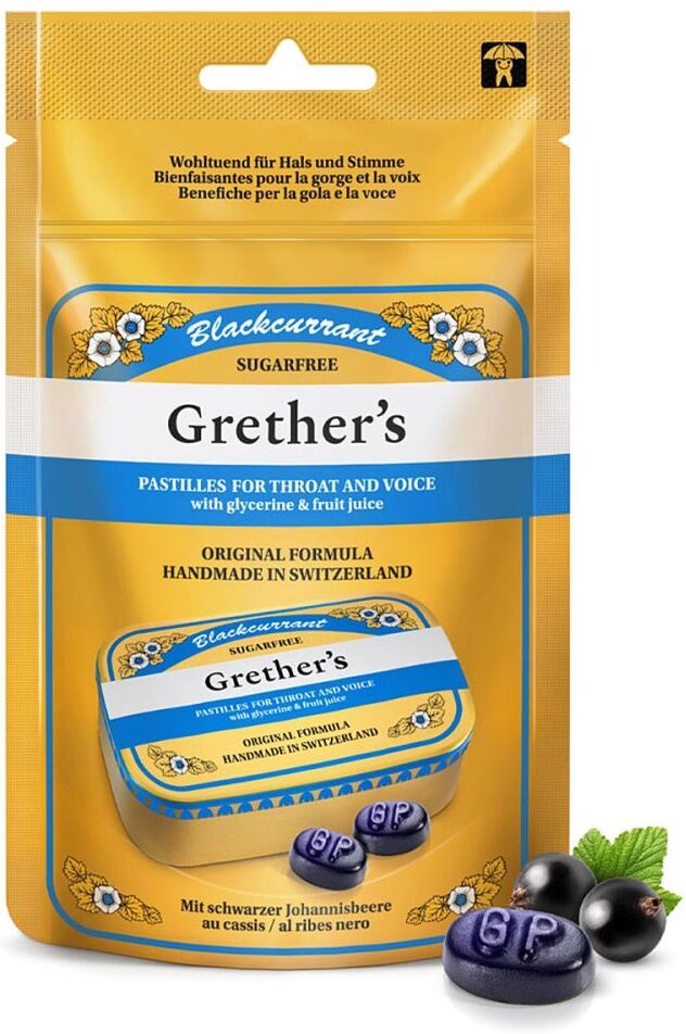 Grethers Blackcurrant Silber Zf.past.beutel Refill 110g