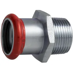C-Stahl Pressfitting M Kontur Übergangsstück (AG) (Ausführung: 22 - 1''AG)