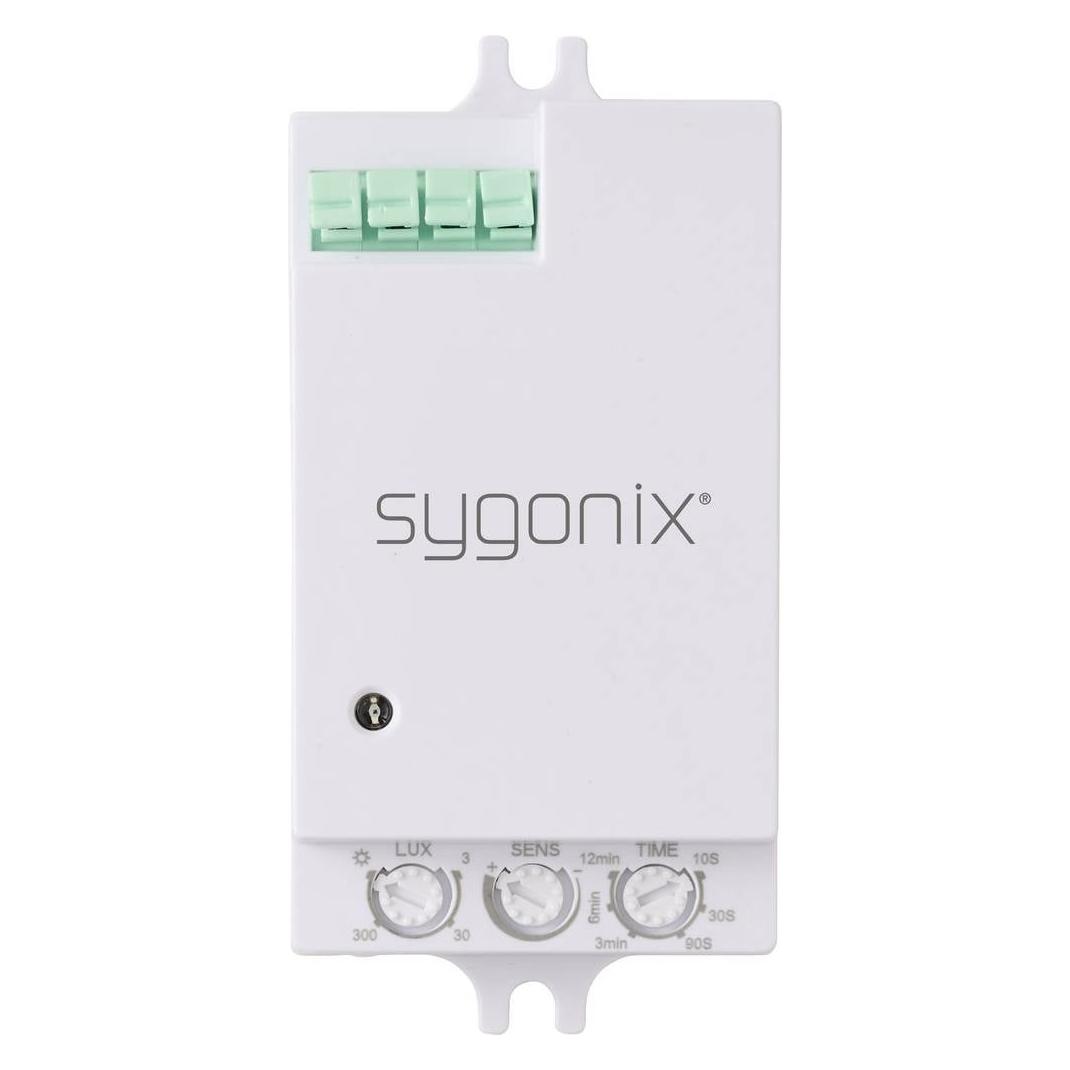 Sygonix SY-6879924 Decke, Wand Präsenzmelder 180 °, 360 ° Relais Weiss (8 m) (SY-6879924)