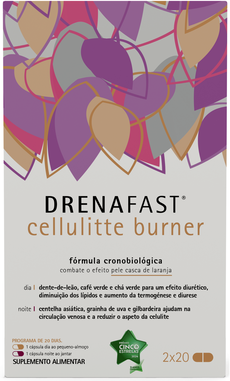 Drenafast Cellulitte Burner 40 cápsulas