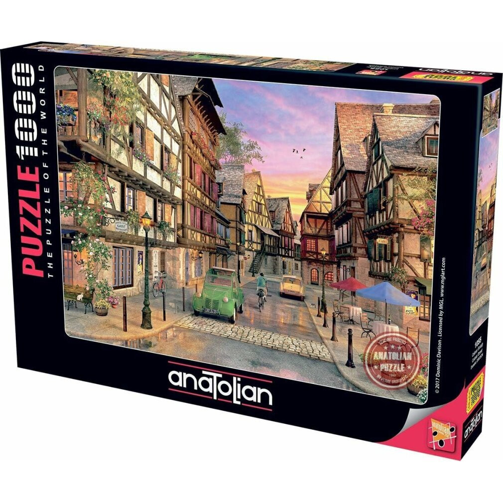 Anatolian Puzzel Straatbeeld van Colmar 1000 stukjes