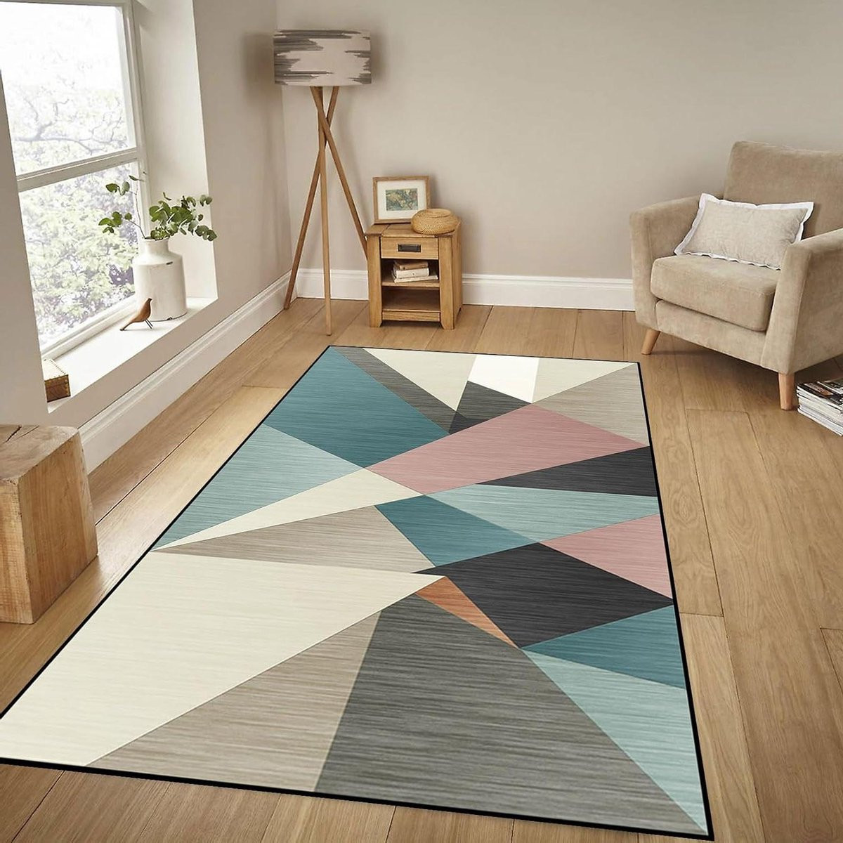 Grijs Antislip Loper Kleed van Polypropyleen - 65 x 140 cm