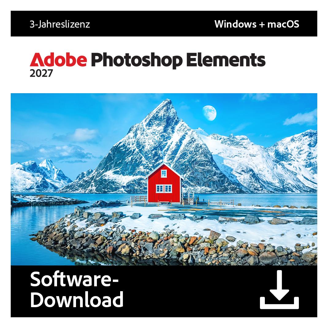 Adobe Photoshop Elements 2027 (1 User, 1 Geräte/User, 36 Monate) (30018260)
