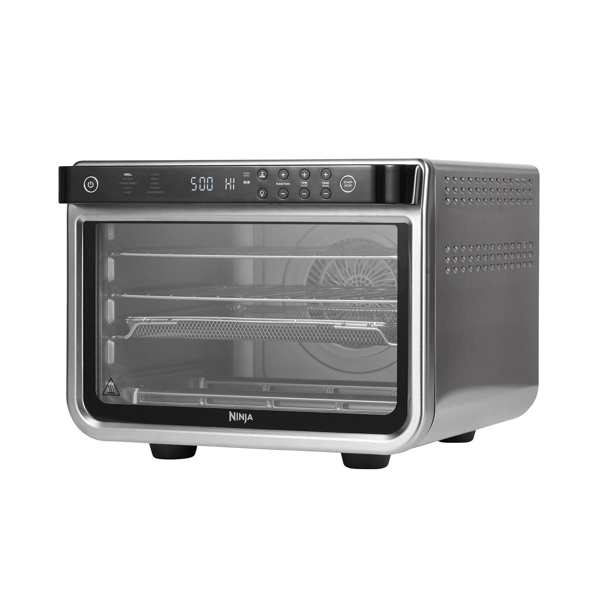 Ninja DT200EU Foodi 10-in-1 XL Multifunktionsofen Minibackofen 29 l (Schwarz/Silber)