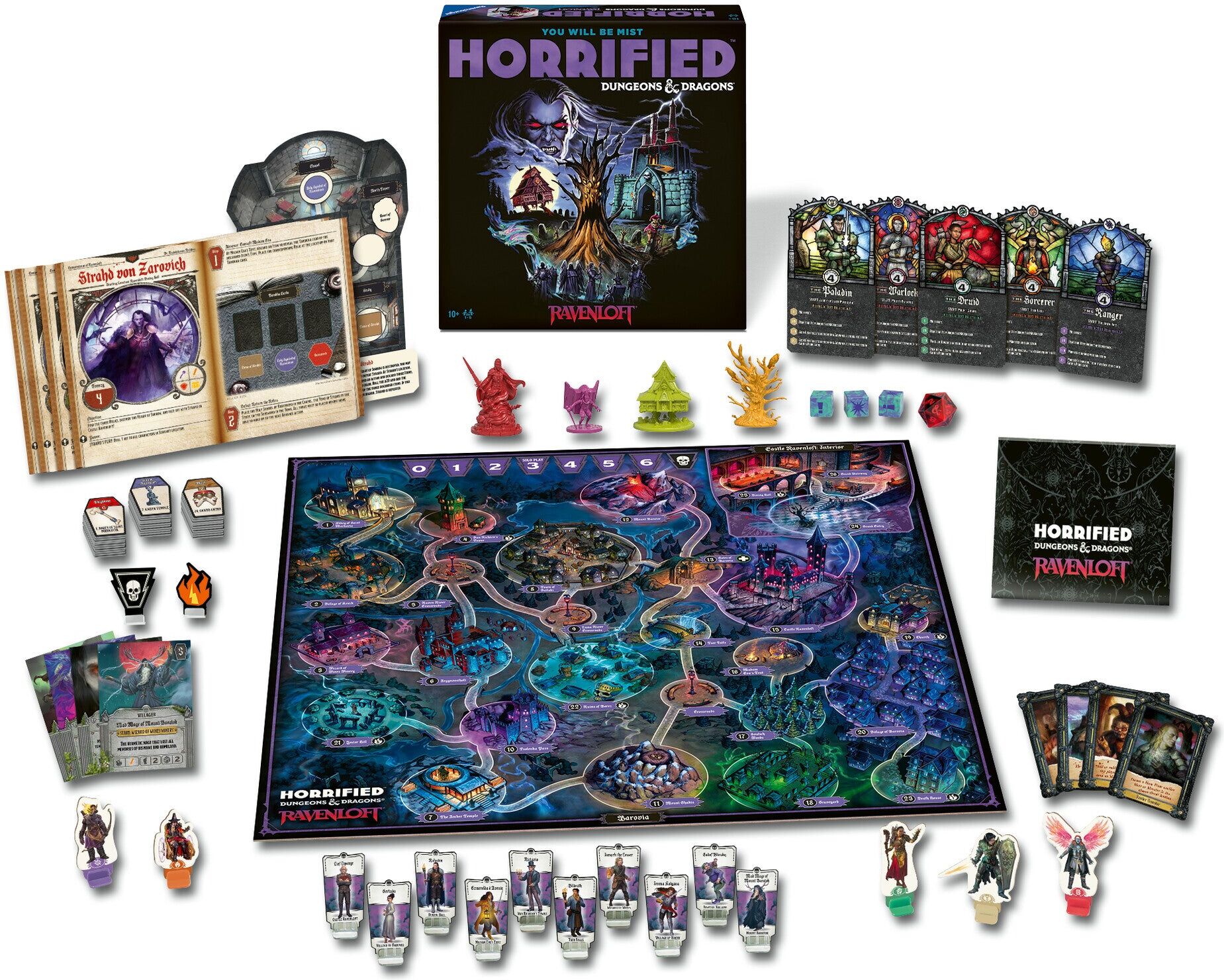 Ravensburger Horrified: Dungeons ; Dragons Ravenloft Board Game, Cooperative Strategy Game for 1-5 Players