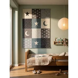 Kinderteppich Kurzflor Blau 120x170 cm - IDRO   Kadima Design