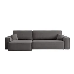 Ecksofa mit Schlaffunktion Carl ¦ grau ¦ Maße (cm): B: 272 H: 82