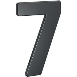 BASI 7300-1007 HN 150-7 Hausnummer 7 Stahl Farbe Anthrazit Haus Nummer Sieben