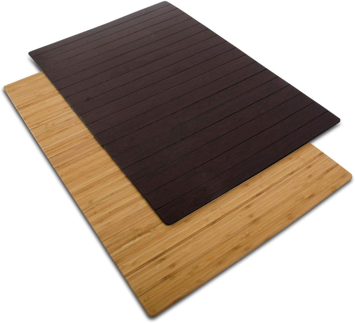 Badmat Bamboe Douchemat Donkerbruin 60 x 90 cm met Antislip Achterkant