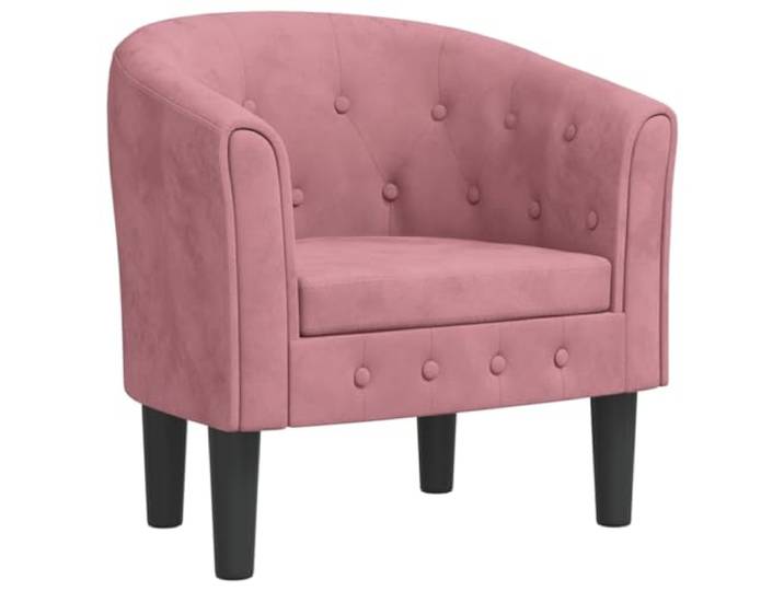 vidaXL Clubsessel Rosa Samt