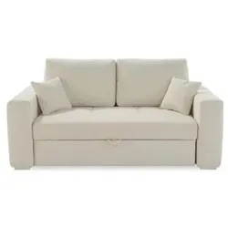 Schlafsofa Toni Stoff Beige 141 x 197 cm