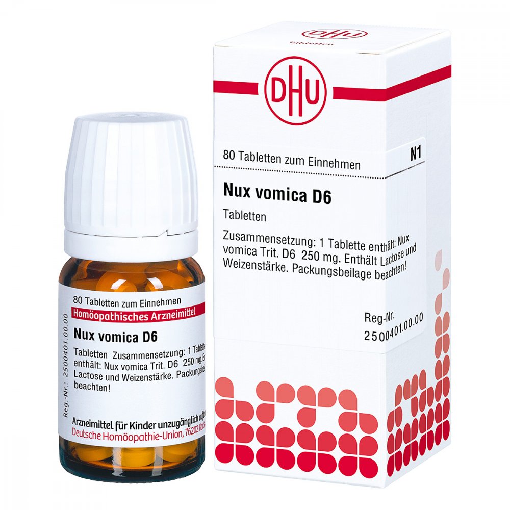 DHU-Arzneimittel GmbH & Co. KG Nux Vomica D6 Tabletten 01780804
