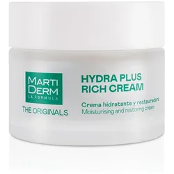 Martiderm, Gesichtscreme, HYDRA PLUS – reichhaltige Feuchtigkeits- und Regenerationscreme 50 ml (50 ml, 24h Creme)