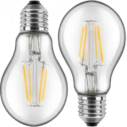 LED Filament E27 Doppelpack A60 4,5W 470lm
