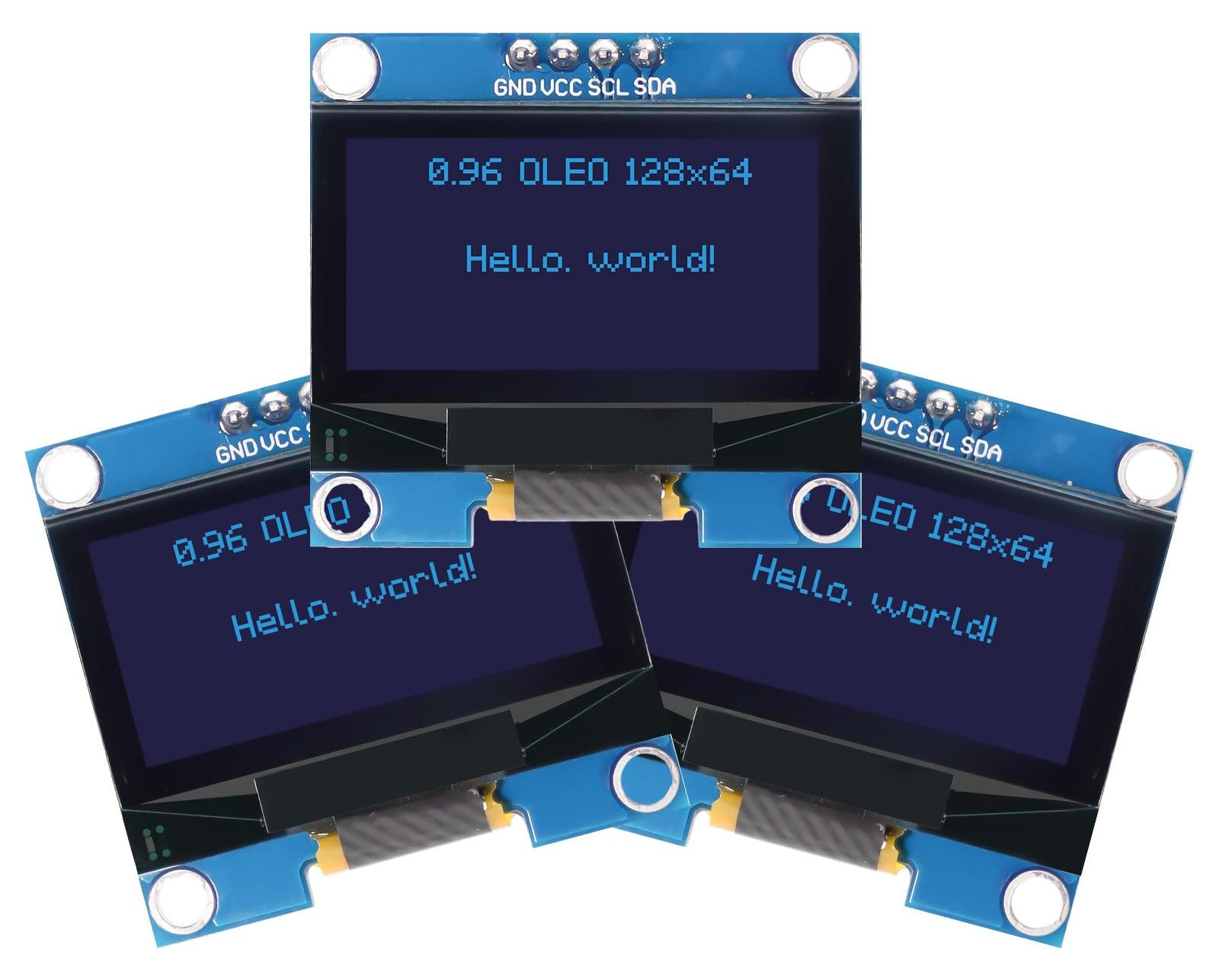 Selius OLED-module 0,96 inch 128 x 64 pixels I2C voor Arduino
