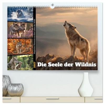 Die Seele der Wildnis (hochwertiger Premium Wandkalender 2027 DIN A2 quer), Kunstdruck in Hochglanz
