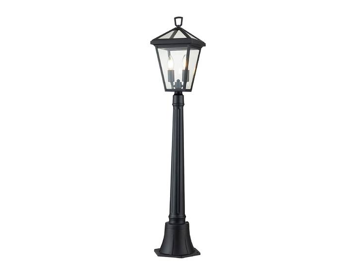 Borne lumineuse Alford Place Type B Ø 20cm Noir/Noir