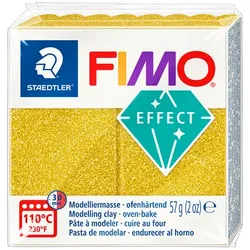 Fimo effect, glittergold, 57 g