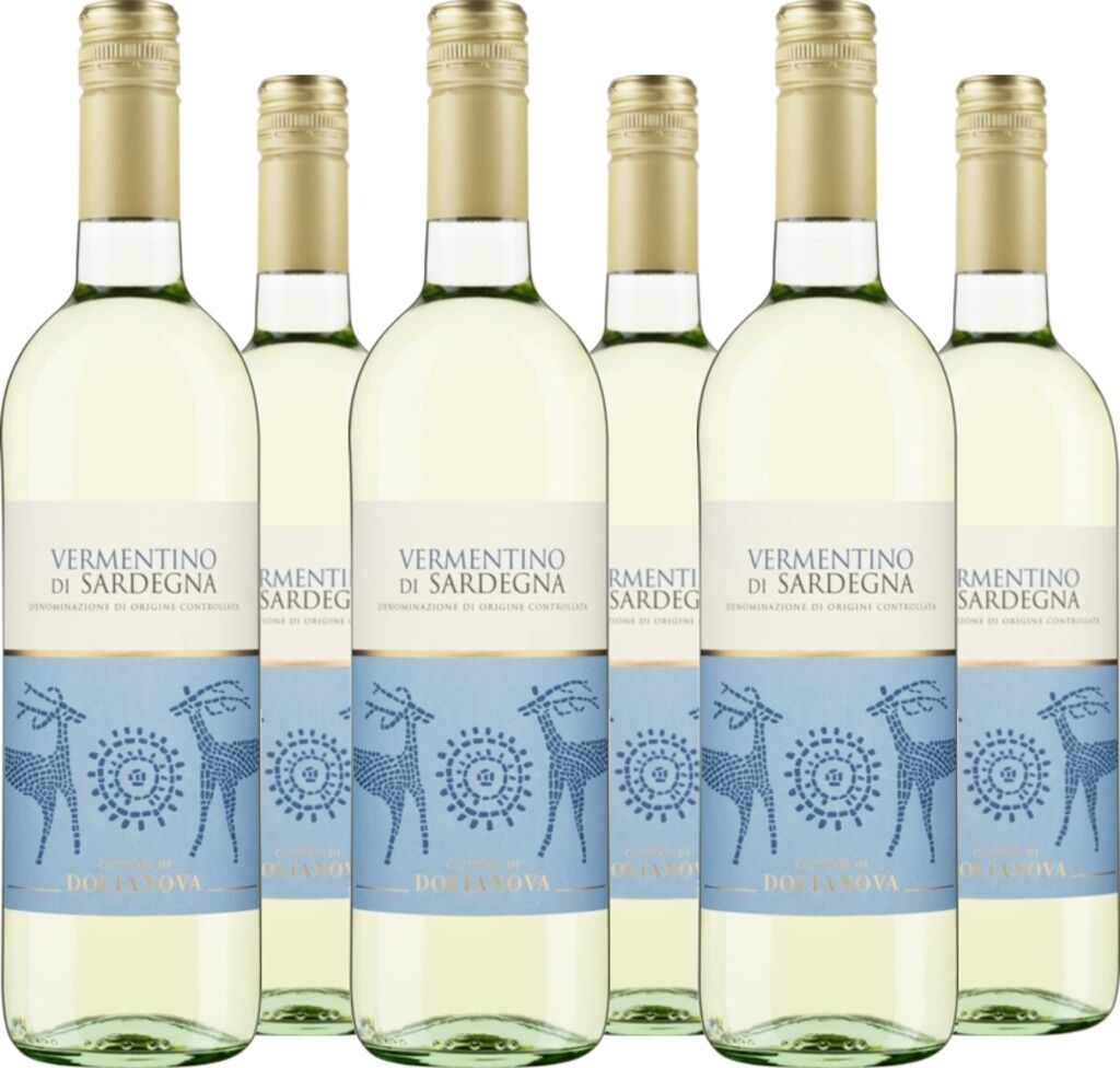 6er Vorteilspaket Vermentino di Sardegna DOC Dolianova 2025 Dolianova