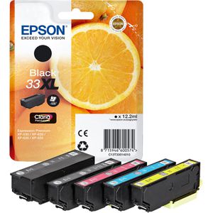 Epson 33XL schwarz Orange Original Druckerpatrone C13T335140