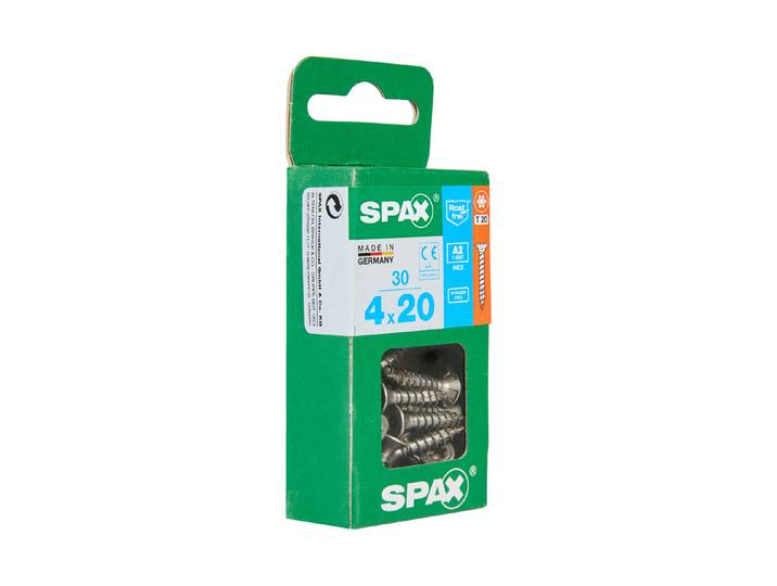 Spax Holzschraube A2 Torx 4 × 20 mm