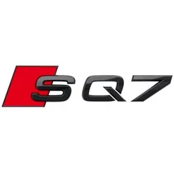 Audi Modellbezeichnung in Schwarz Front SQ7 4M0071805
