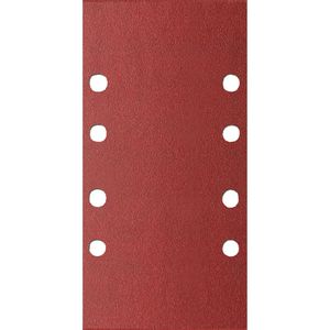 Metabo Schleifpapier 625767000, Körnung 80, 185 x 93mm, 10 Blätter, für Holz und Metall, 10 Stück