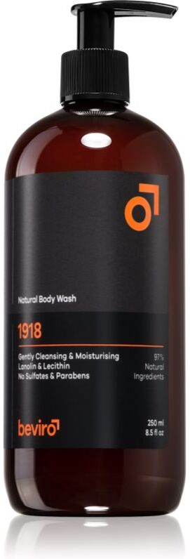 Beviro Natural Body Wash 1918 shower gel M 250 ml