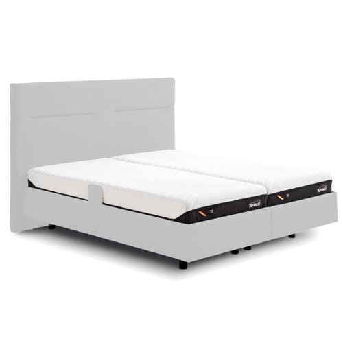 Tempur Boxspringbett Flat Texture TEMPUR BOXSPRINGBETT FLAT Texture 130 cm, Nussbaum