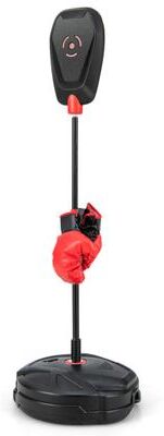 Costway Inflation-Free Boxing set with Punching Bag and Boxing Gloves Quick Rebound Design for 5+ Years Old Kids