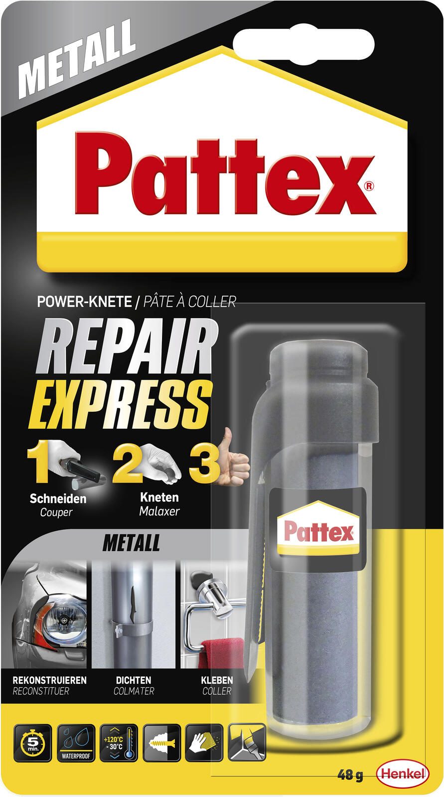 Pattex Reparaturknete 48,0 g 9H PRE7M