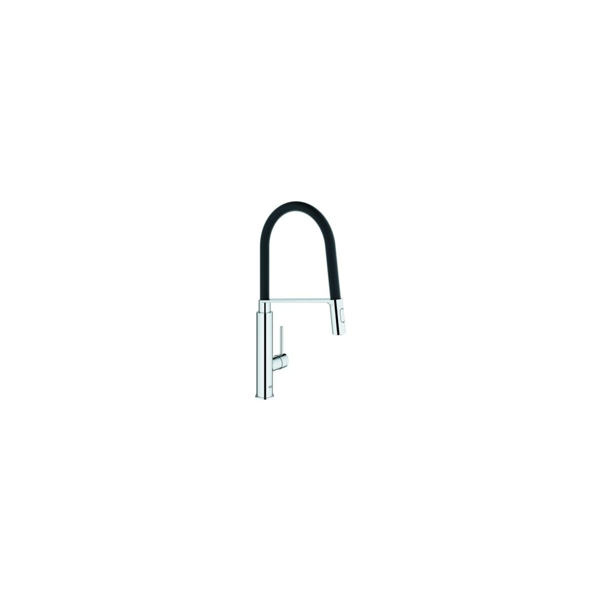Grohe Spültisch-Einhebelmischer Concetto chrom, herausziehbare Profibrause (31491000)