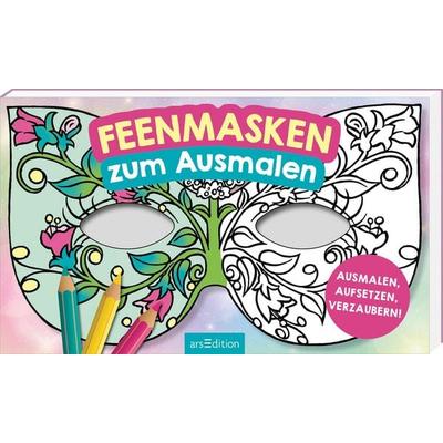 Feenmasken zum Ausmalen