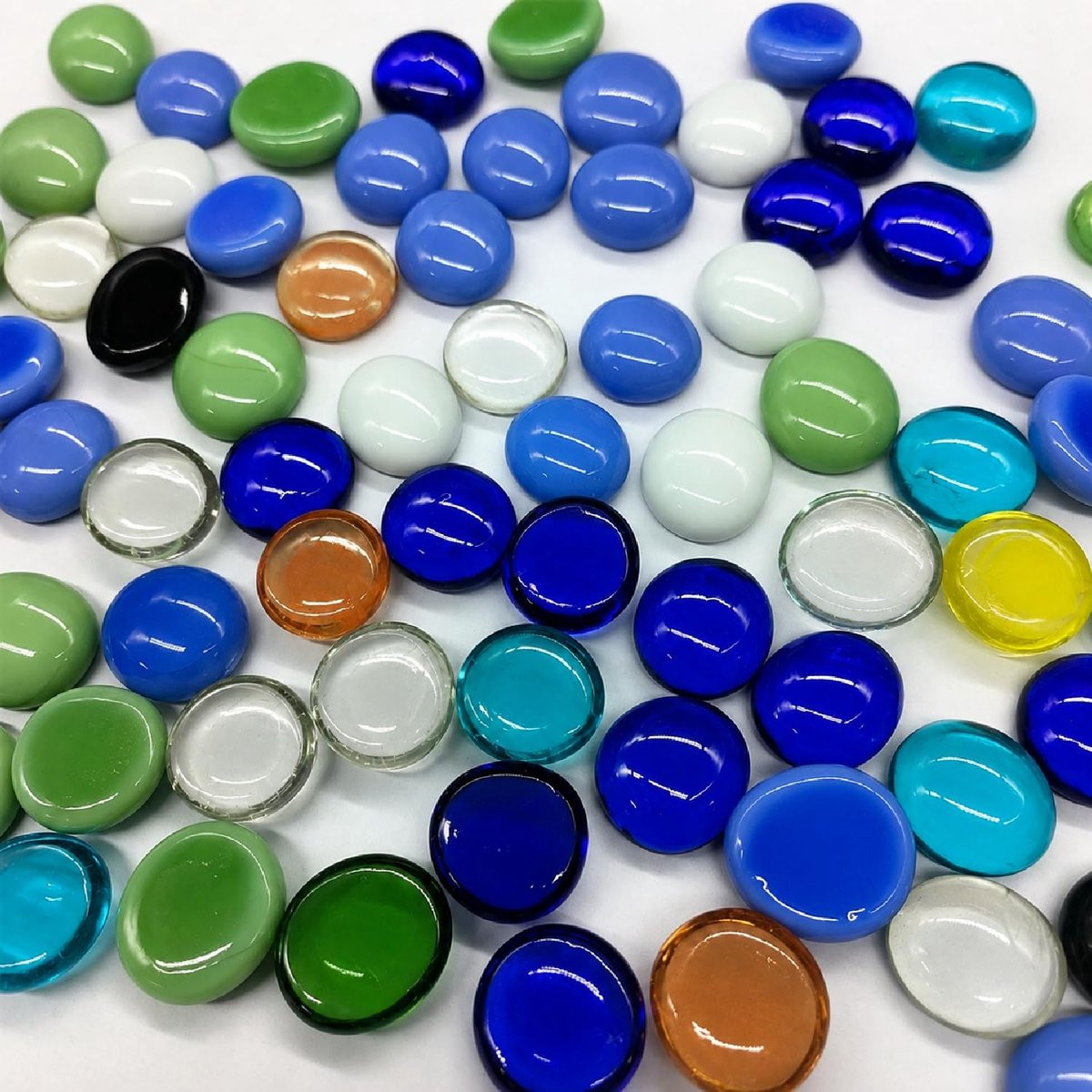 Kleurrijke glazen stenen voor decoratie en aquariums, 900 g