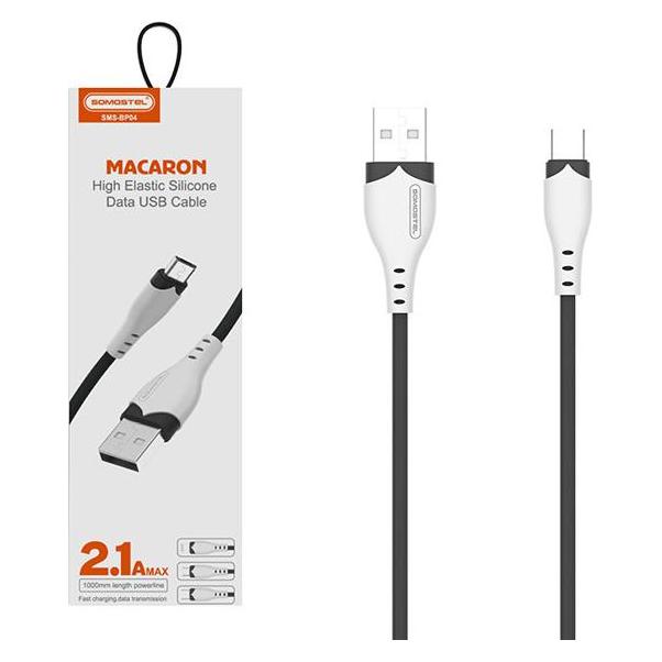 Somostel Kabel USB USB-A - microUSB 1.2 m Czarny (28264) (1.20 m) (38688285)