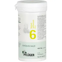 Biochemie Pflüger Nr. 6 Kalium sulfuricum D 6