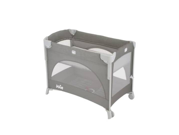 Joie kubbie™ Sleep Reisebett, 2-in-1 Beistellbett mit Matratze, Foggy Grey
