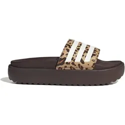 ADIDAS Damen Badeslipper Platform, Größe 42 in Braun Braun